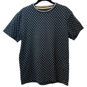 ❤️5/$25 SALE Craft + Flow Knitwear Men’s Navy Blue Triangle Polka Dot T-Shirt